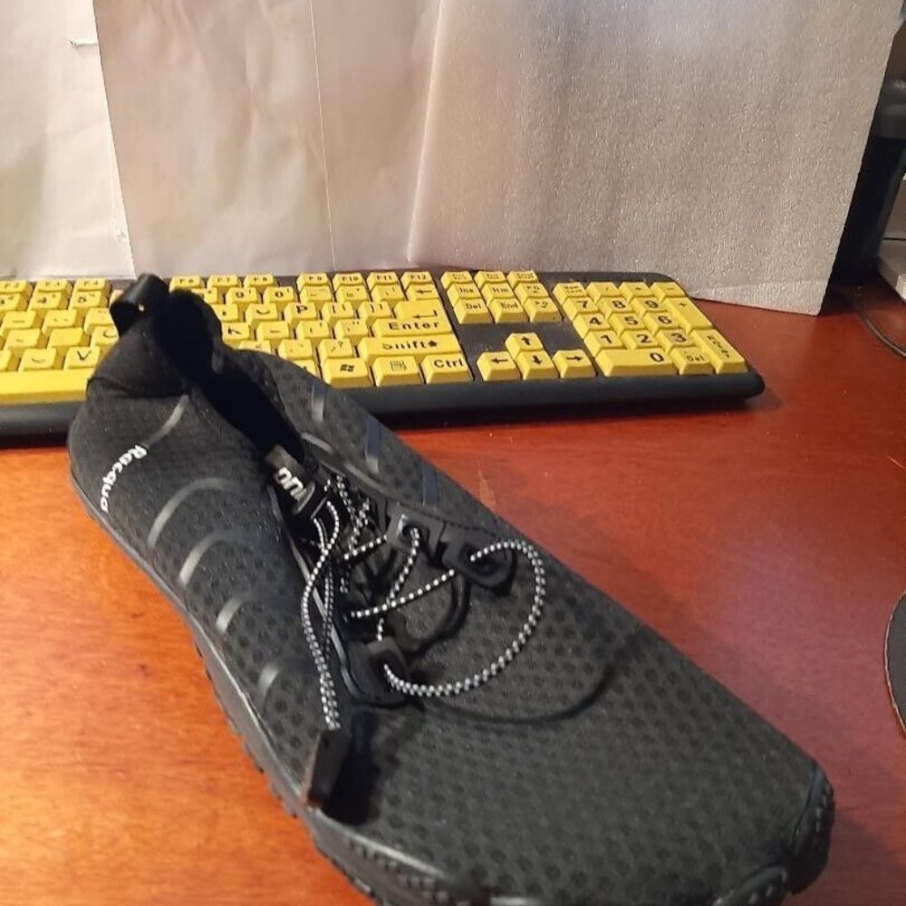 NEW ! Racqua Men Water Shoes Quick Dry Beach Aqua Sport Swim Black SizeUS12/EU46